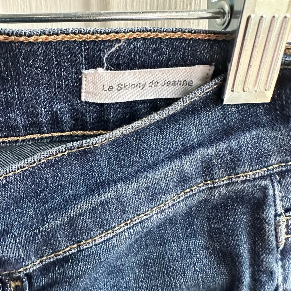 FRAME Le Skinny de Jeanne Jeans Women’s Size 26 Dark Wash Stretch Skinny Denim